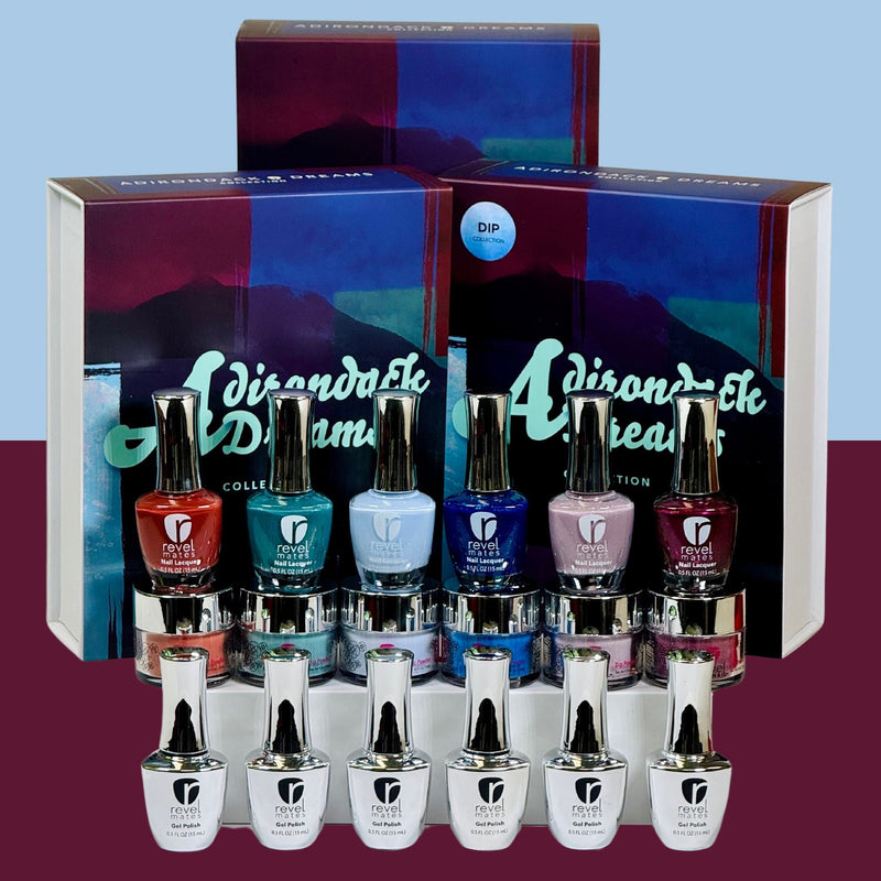 Adirondack Dreams .5 oz Dip Powder + Gel Polish + Nail Polish Collection