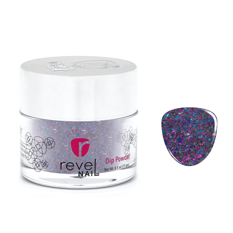 Chunky Glitter Dip Powder D770 Reckless