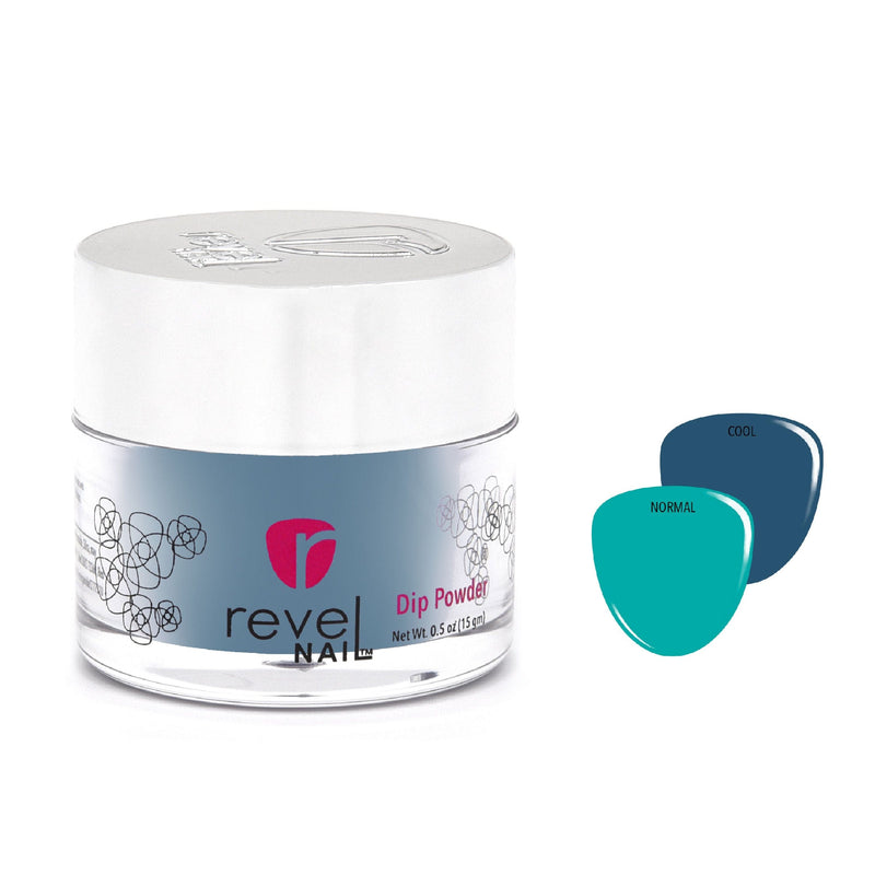 Dip Powder D1030 Aquarius Teal Cream Dip Powder