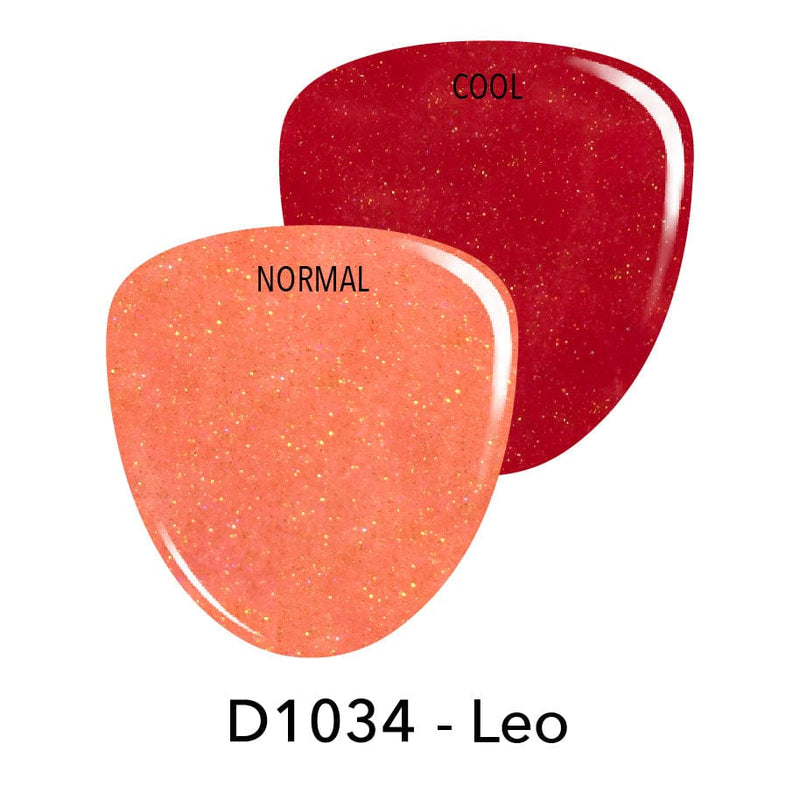 Dip Powder D1034 Leo Pink Glitter Dip Powder