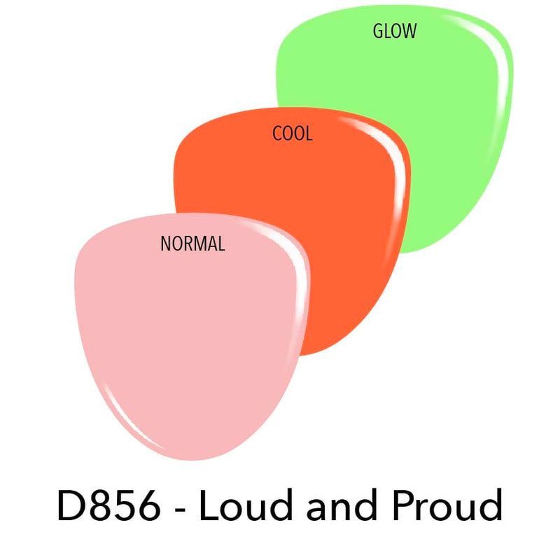 Dip Powder D856 Loud and Proud Orange Creme Dip Powder