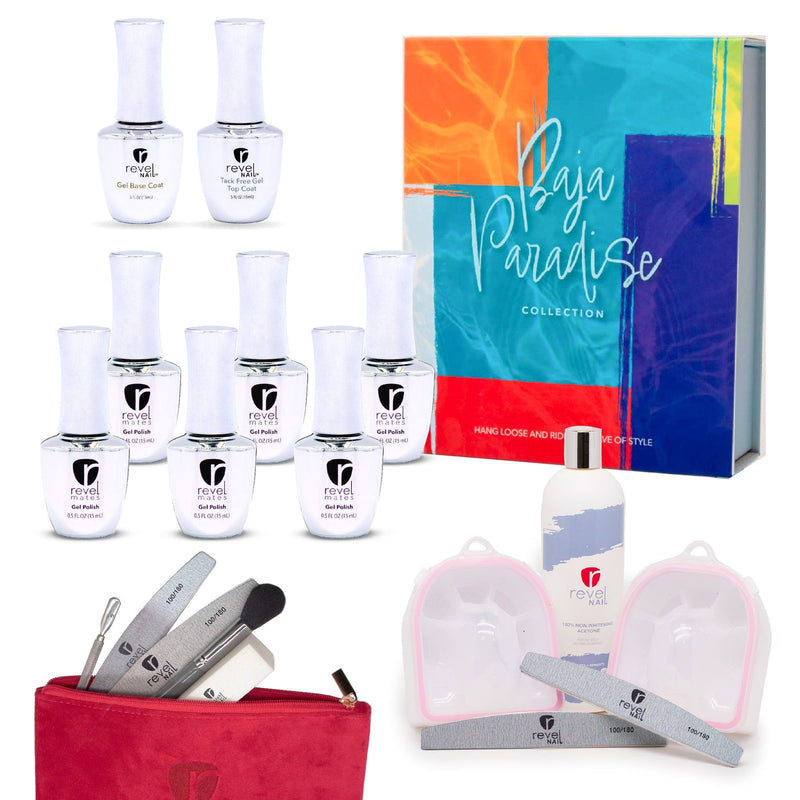 Gel Polish Baja Paradise | Gel Polish Starter Kit Baja Paradise | Gel Polish Starter Kit + Removal Kit & Tool Kit