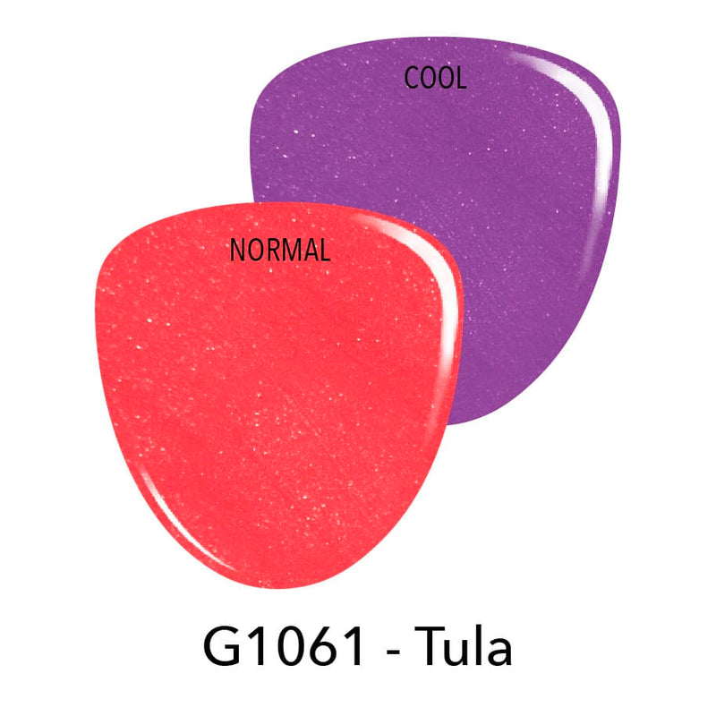 Gel Polish G1061 Tula Pink Glitter Gel Polish