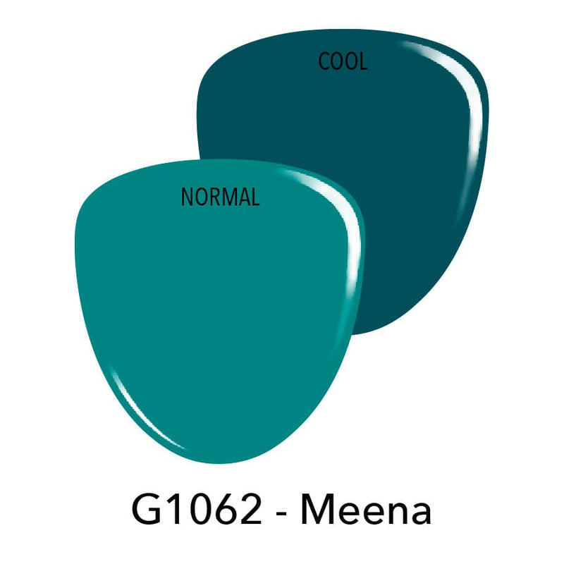 Gel Polish G1062 Meena Teal Creme Gel Polish