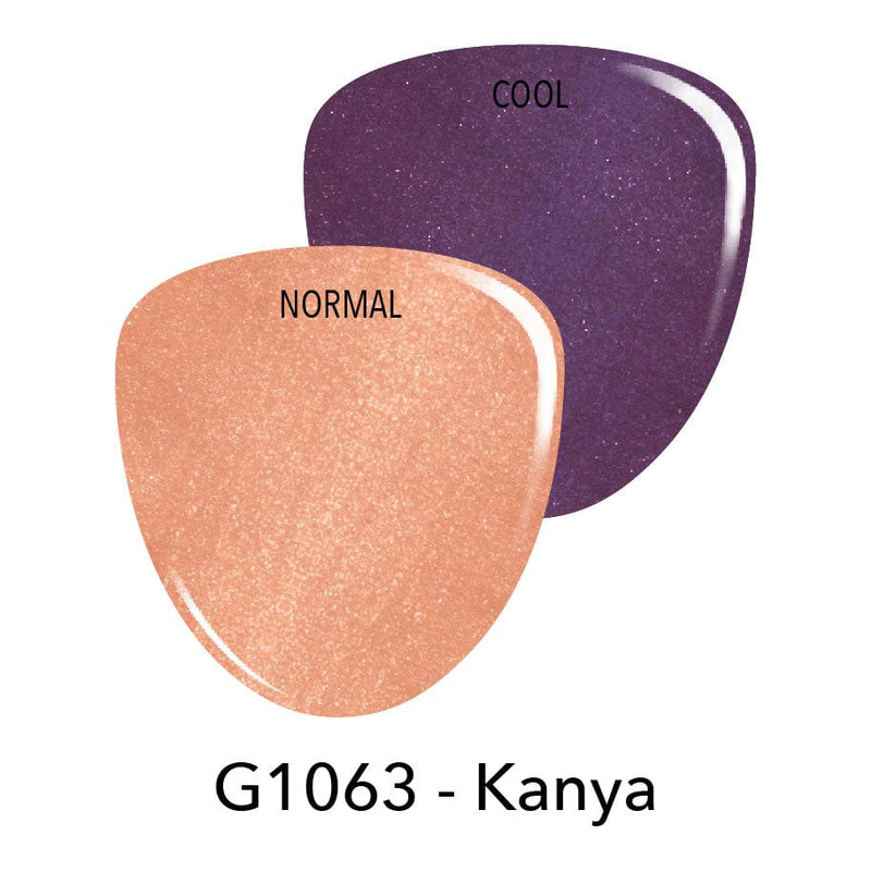 Gel Polish G1063 Kanya Orange Shimmer Gel Polish