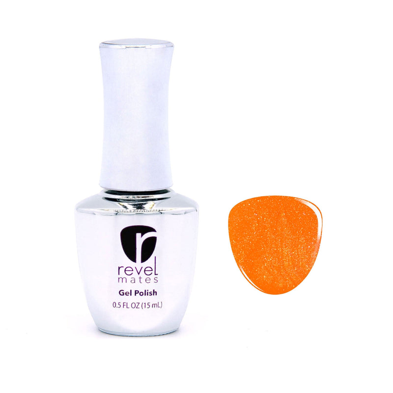 Gel Polish G788 Spilt Tea Orange Shimmer Gel Polish