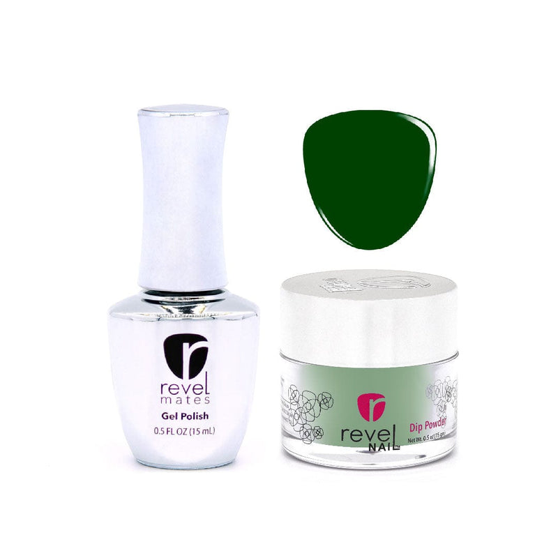 Revel Nail Dip Powder Gel Polish + Dip Set | D724 Forest