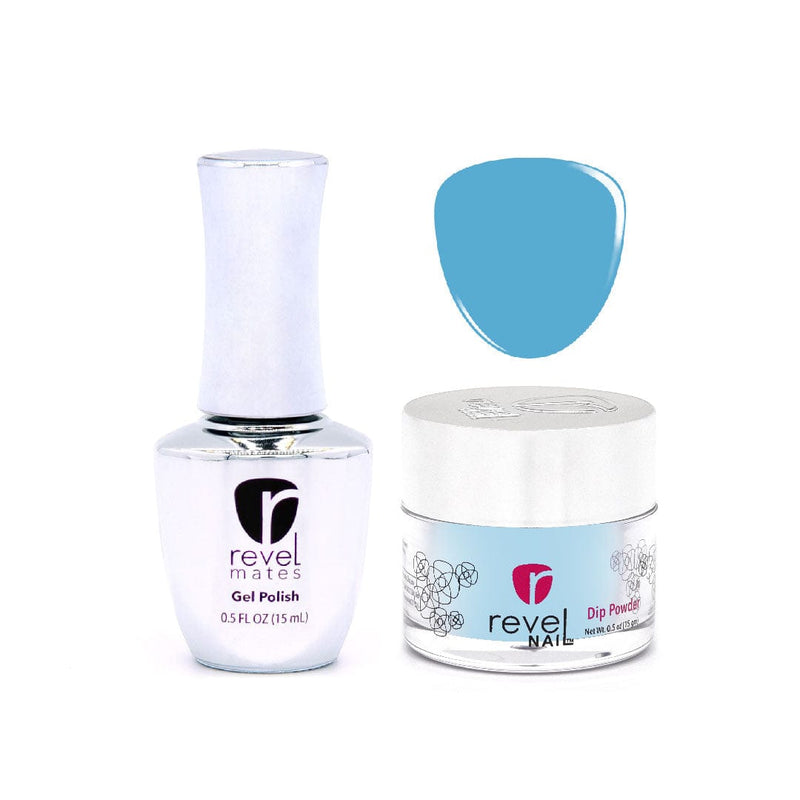 Revel Nail Dip Powder Gel Polish + Dip Set | D730 Capri