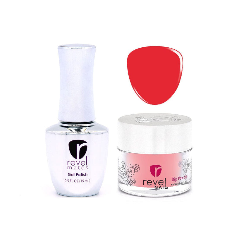 Revel Nail Dip Powder Gel Polish + Dip Set | D731 Rumba