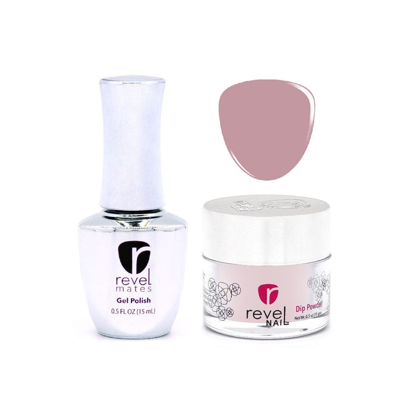 Revel Nail Dip Powder Gel Polish + Dip Set | D735 Breathless