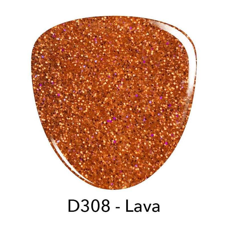 Revel Nail Dip Powder Revel Mates Lacquer Gel Polish + Dip Set | D308 Lava