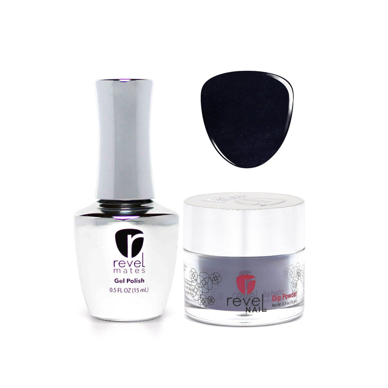 Revel Nail Dip Powder Revel Mates Lacquer Gel Polish + Dip Set | D334 Distant