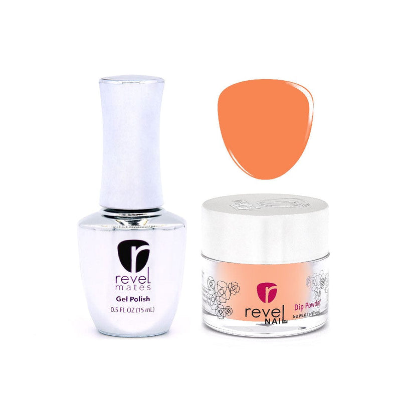 Revel Nail Dip Powder Revel Mates Lacquer Gel Polish + Dip Set | D346 Lively