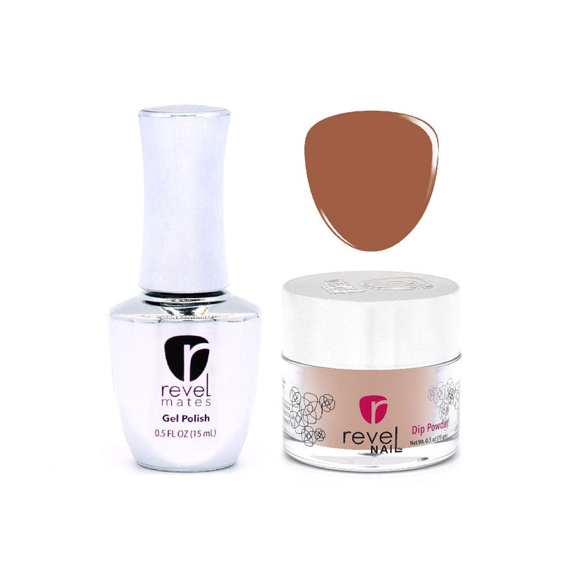 Revel Nail Dip Powder Revel Mates Lacquer Gel Polish + Dip Set | D347 Posh