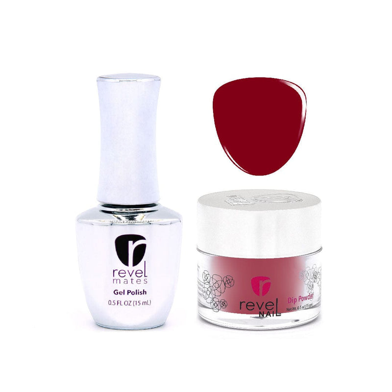 Revel Nail Dip Powder Revel Mates Lacquer Gel Polish + Dip Set | D355 Splendid