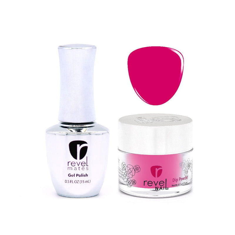 Revel Nail Dip Powder Revel Mates Lacquer Gel Polish + Dip Set | D373 Bloom