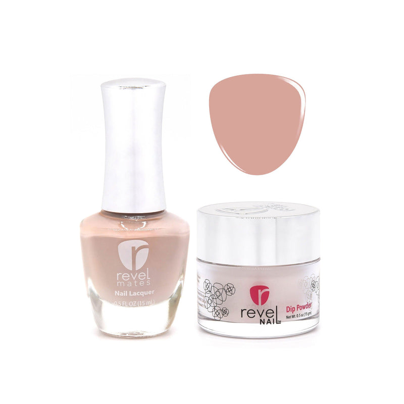 Revel Nail Dip Powder Revel Mates Lacquer Lacquer Polish + Dip Set | D232 Haute