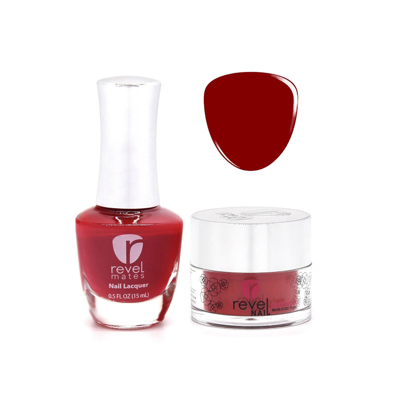 Revel Nail Dip Powder Revel Mates Lacquer Lacquer Polish + Dip Set | D241 Desire