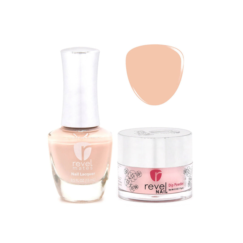 Revel Nail Dip Powder Revel Mates Lacquer Lacquer Polish + Dip Set | D242 Tease