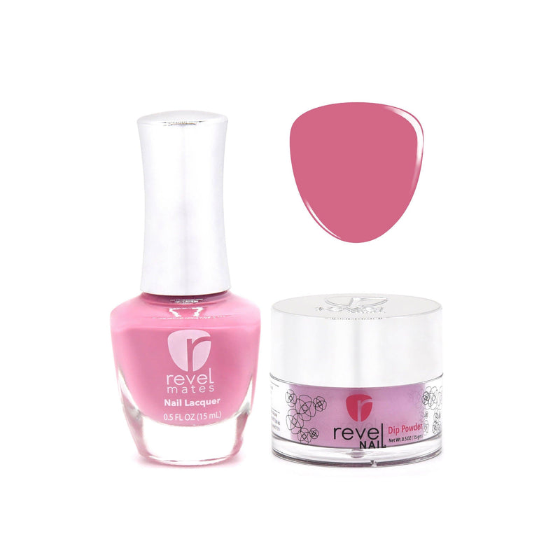 Revel Nail Dip Powder Revel Mates Lacquer Lacquer Polish + Dip Set | D243 Entice