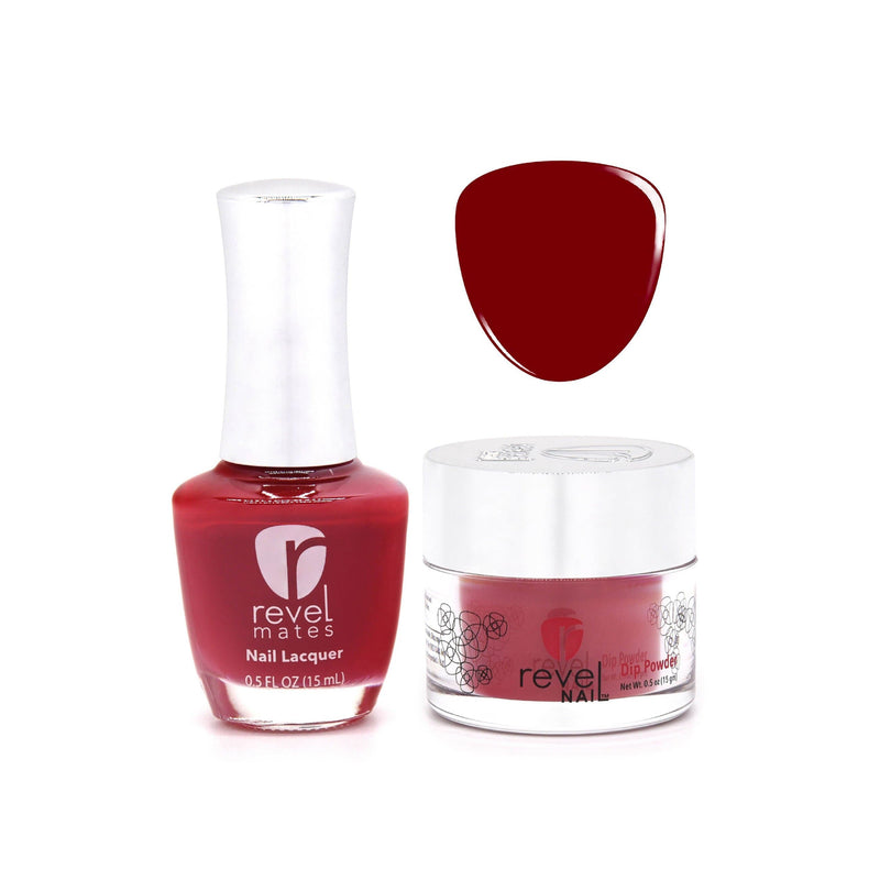 Revel Nail Dip Powder Revel Mates Lacquer Lacquer Polish + Dip Set | D247 Diva