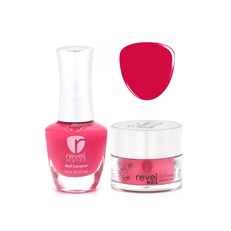 Revel Nail Dip Powder Revel Mates Lacquer Lacquer Polish + Dip Set | D250 Muse