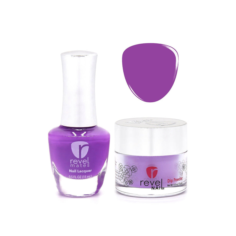 Revel Nail Dip Powder Revel Mates Lacquer Lacquer Polish + Dip Set | D302 Xena