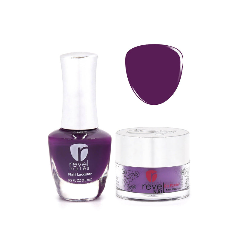 Revel Nail Dip Powder Revel Mates Lacquer Lacquer Polish + Dip Set | D311 Proud