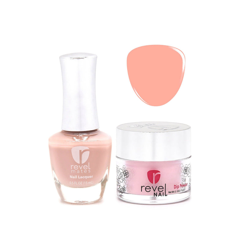 Revel Nail Dip Powder Revel Mates Lacquer Lacquer Polish + Dip Set | D312 Prima