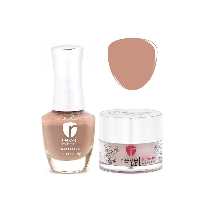 Revel Nail Dip Powder Revel Mates Lacquer Lacquer Polish + Dip Set | D319 Havana