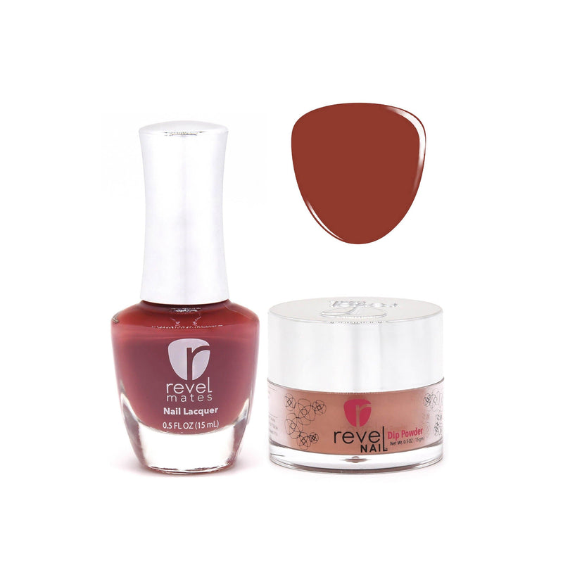 Revel Nail Dip Powder Revel Mates Lacquer Lacquer Polish + Dip Set | D327 Sash