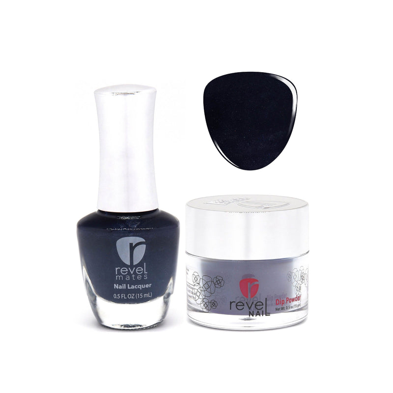 Revel Nail Dip Powder Revel Mates Lacquer Lacquer Polish + Dip Set | D334 Distant