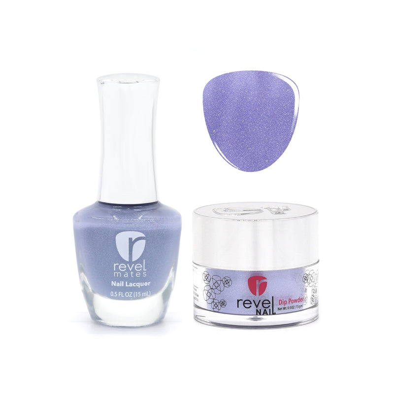 Revel Nail Dip Powder Revel Mates Lacquer Lacquer Polish + Dip Set | D341 Graceland