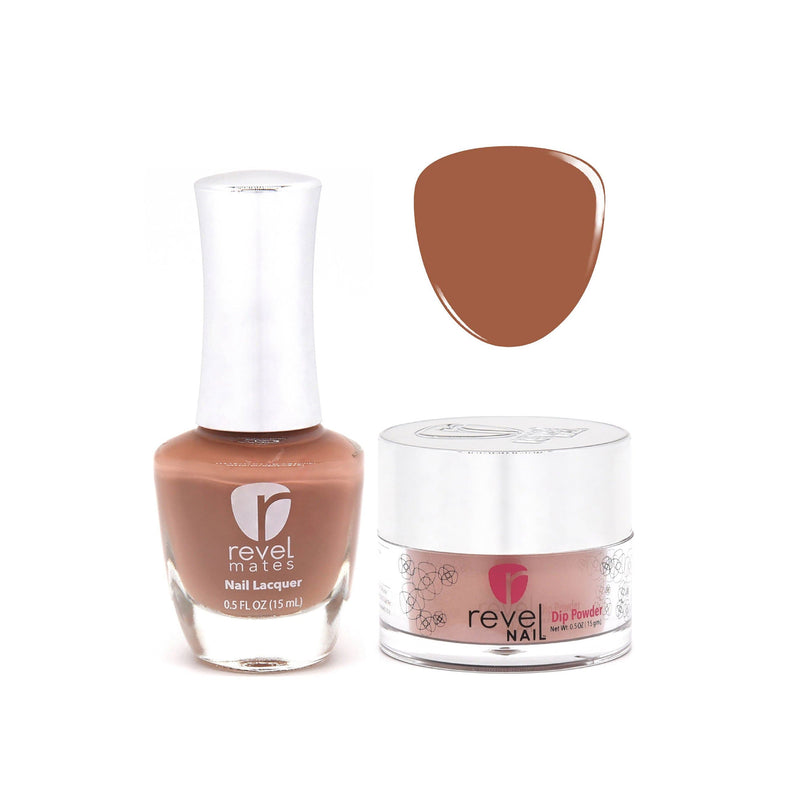 Revel Nail Dip Powder Revel Mates Lacquer Lacquer Polish + Dip Set | D347 Posh