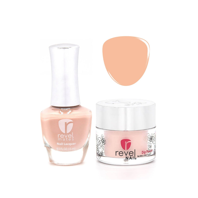 Revel Nail Dip Powder Revel Mates Lacquer Lacquer Polish + Dip Set | D35 Jennifer