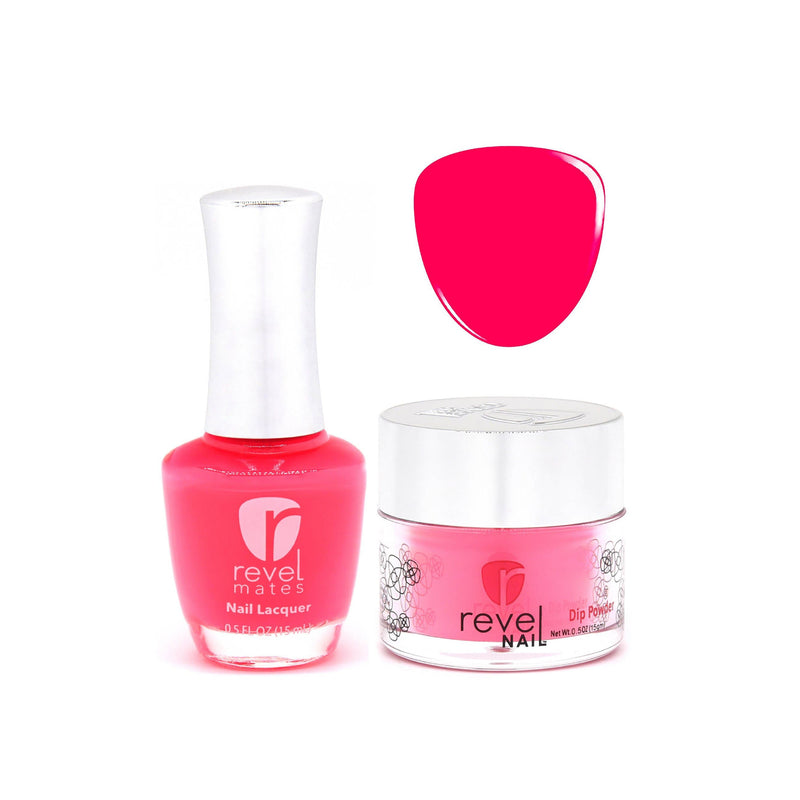 Revel Nail Dip Powder Revel Mates Lacquer Lacquer Polish + Dip Set | D353 Serena