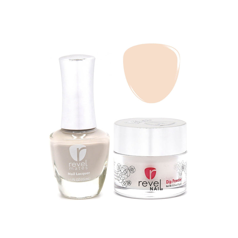 Revel Nail Dip Powder Revel Mates Lacquer Lacquer Polish + Dip Set | D360 Pina Coloda