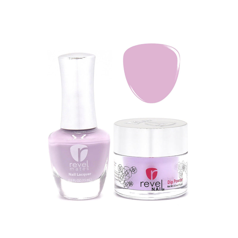 Revel Nail Dip Powder Revel Mates Lacquer Lacquer Polish + Dip Set | D363 Lola