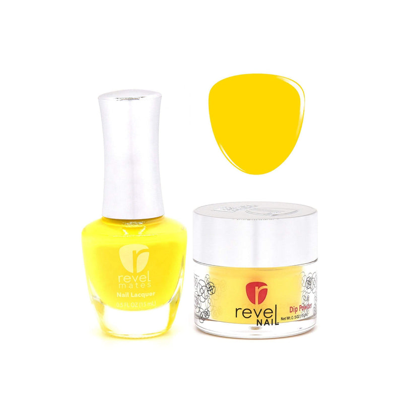 Revel Nail Dip Powder Revel Mates Lacquer Lacquer Polish + Dip Set | D365 Belle