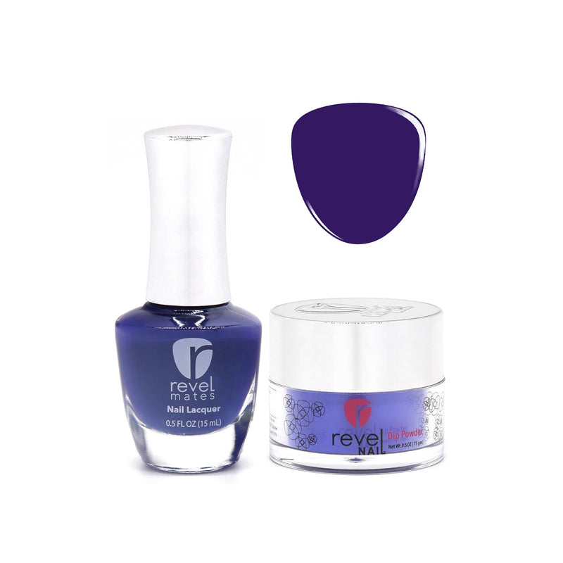 Revel Nail Dip Powder Revel Mates Lacquer Lacquer Polish + Dip Set | D372 Elena