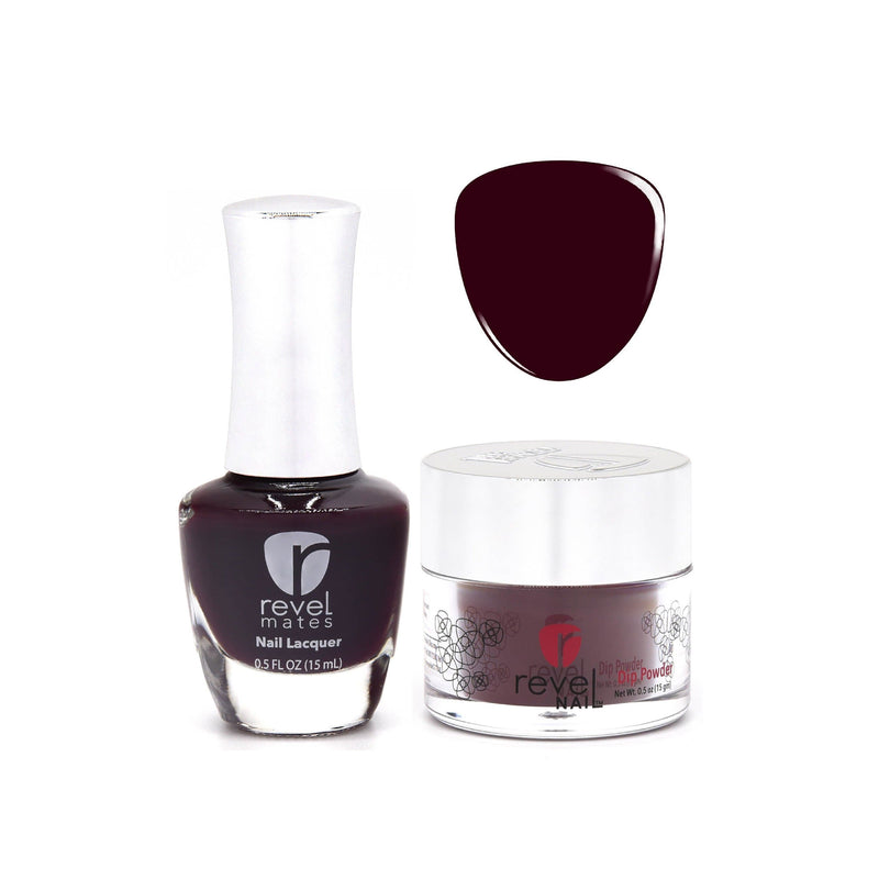 Revel Nail Dip Powder Revel Mates Lacquer Lacquer Polish + Dip Set | D376 Asa