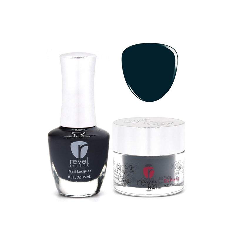 Revel Nail Dip Powder Revel Mates Lacquer Lacquer Polish + Dip Set | D379 Privacy