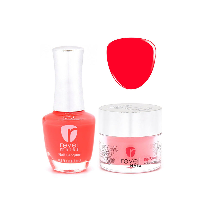 Revel Nail Dip Powder Revel Mates Lacquer Lacquer Polish + Dip Set | D374 Sasha