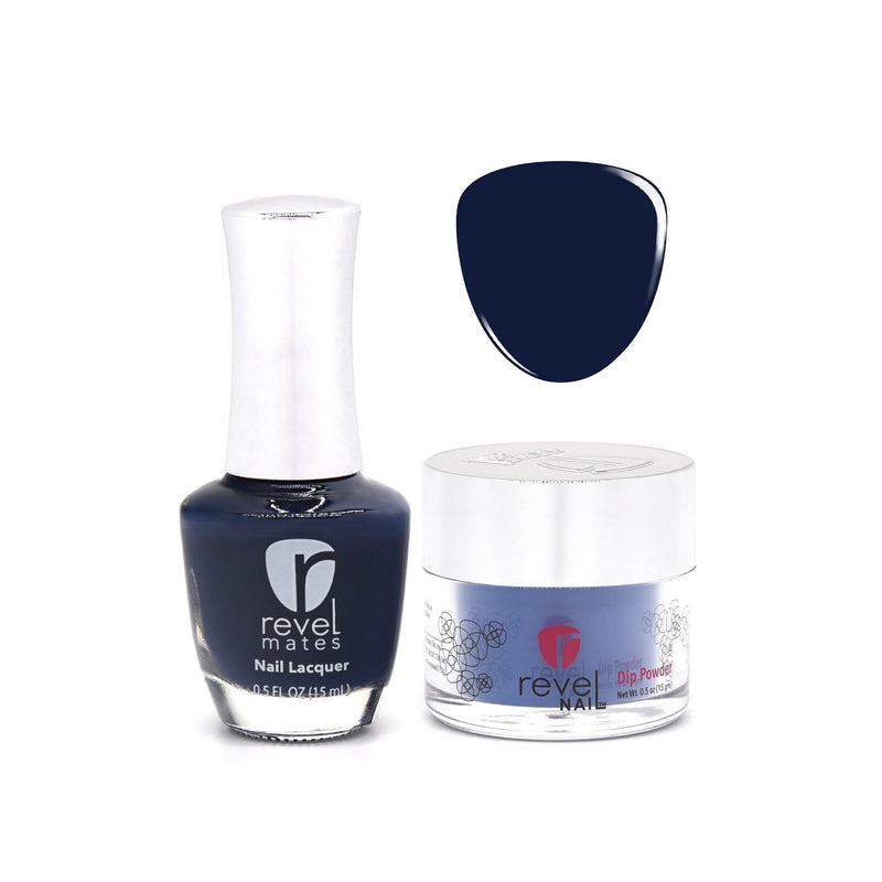 Revel Nail Dip Powder Revel Mates Lacquer Polish + Dip Set | D367 Duel